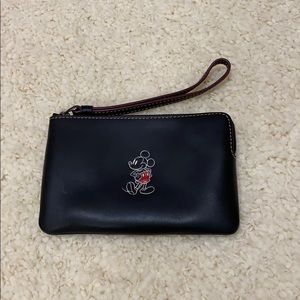 Mickey Small Coach Wristlet